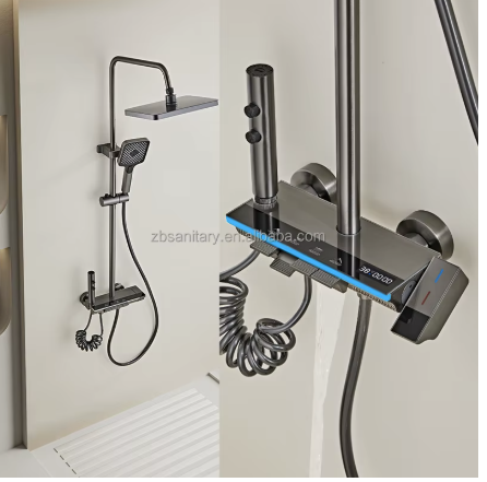 Luxury Shower Thermostat System Set
