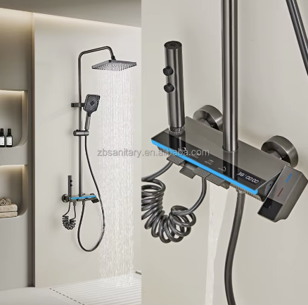 Luxury Shower Thermostat System Set
