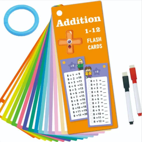 Reusable Math Learning Cards – 15-Piece Set