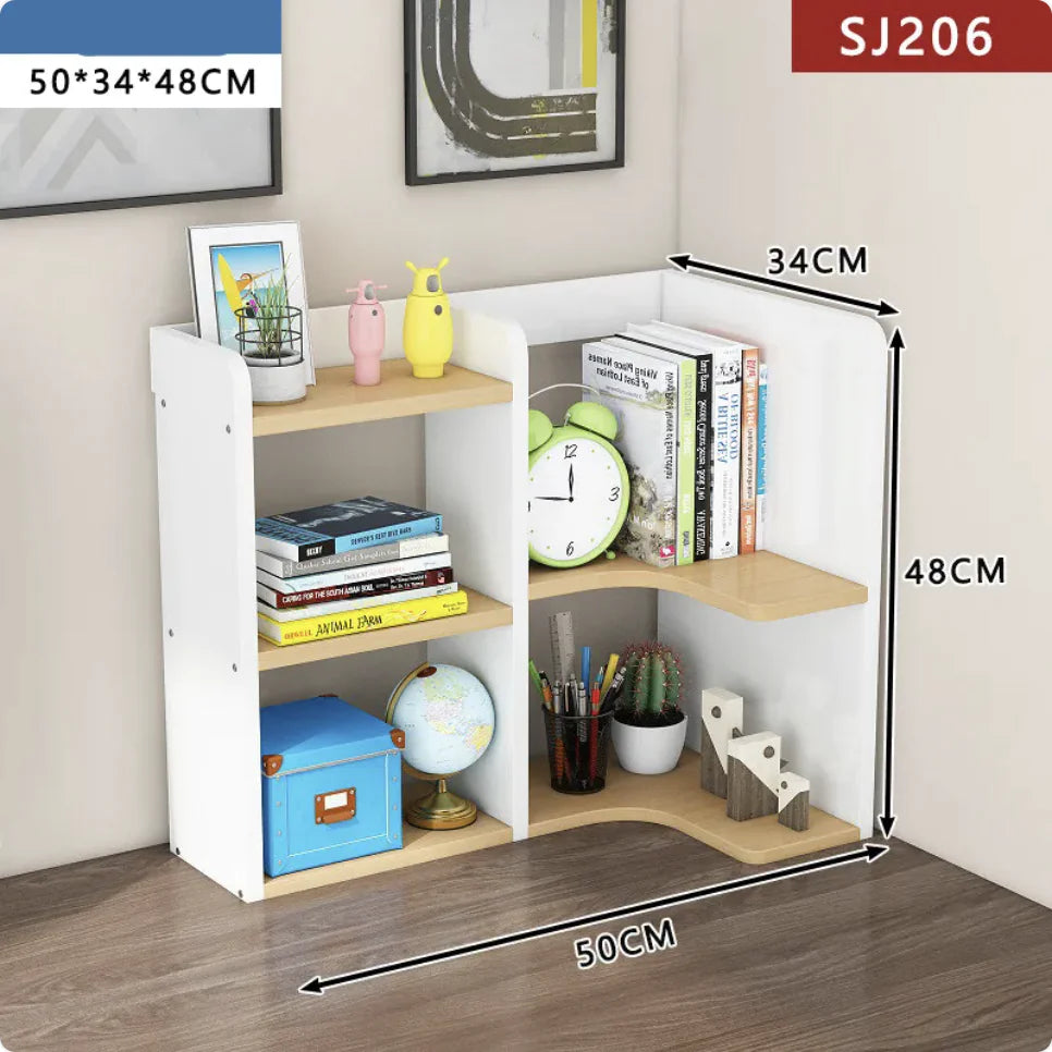 Multi-Layer Children's Desktop Bookshelf